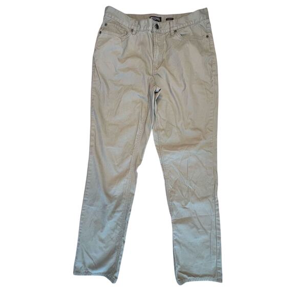 Michael Kors Tailored Fit Khaki Men's Jeans 32/32‎ MSRP $90 Casual Designer - Picture 1 of 13